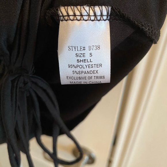 Fashion Nova Shanghai Ruched black dress - NWT - Picture 7 of 7